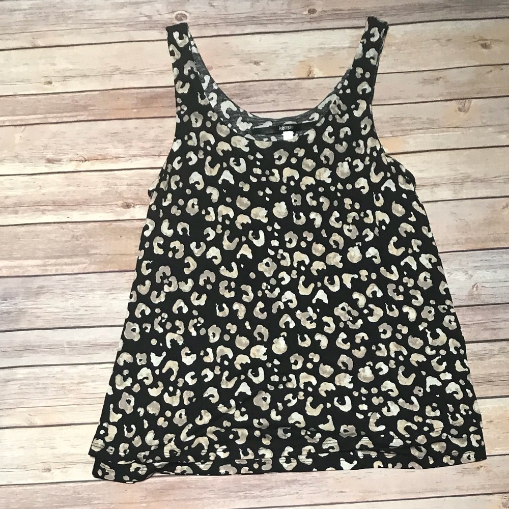 Kensie Animal Print Tank Top